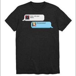 Star Wars Darth Vader Luke Skywalker Short Sleeve